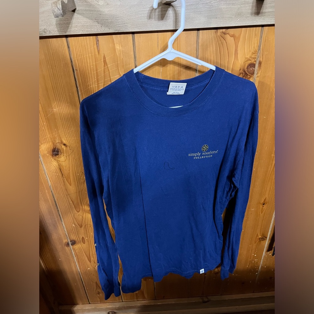Simply Southern Navy Long Sleeve Tee